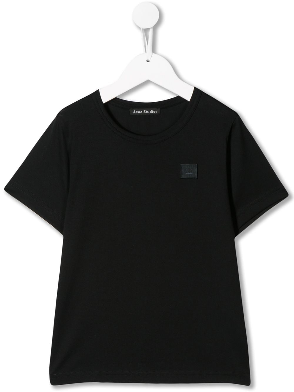 T-shirt in cotone Mini Nash Face di colore nero