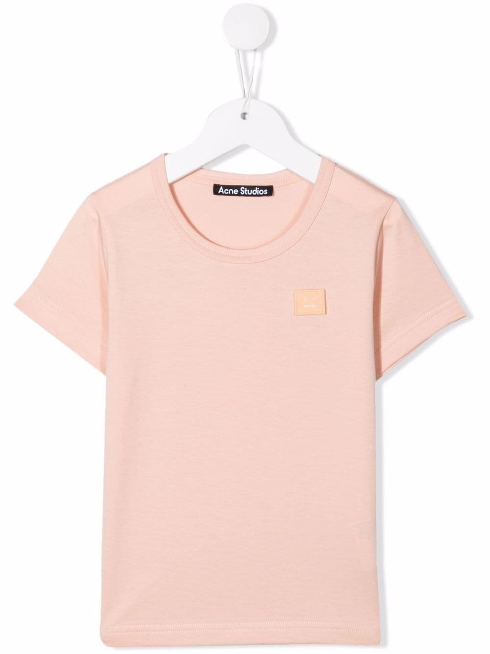 Powder pink cotton Mini Nash Face cotton T-shirt