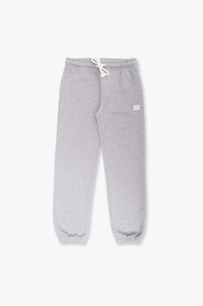 Grey sweatpants with logo