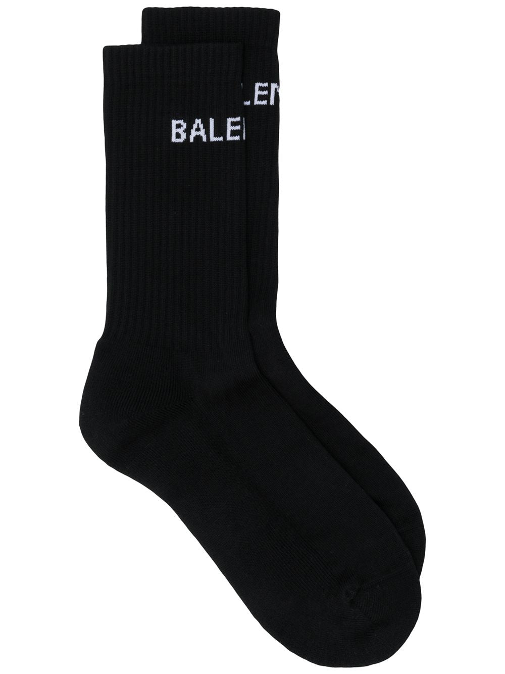 Black front logo socks