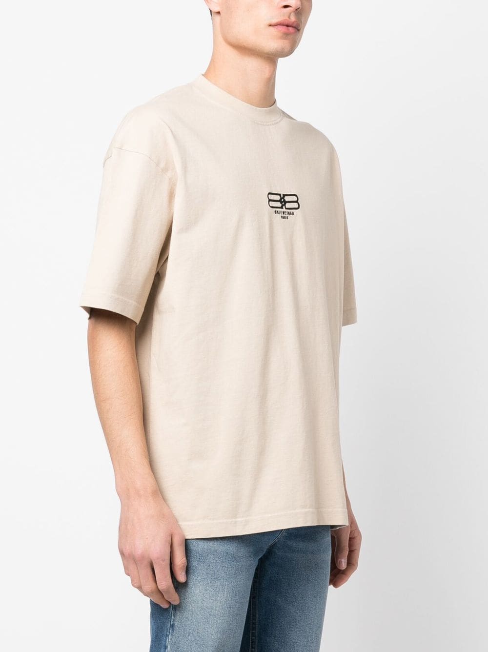 Logo-embroidered crew-neck T-shirt