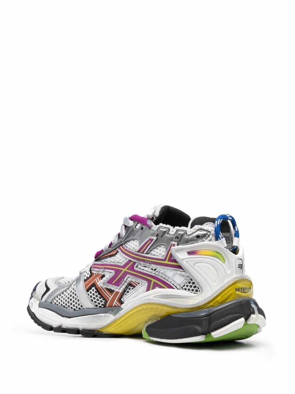 Multicolour Runner panelled low-top sneakers
