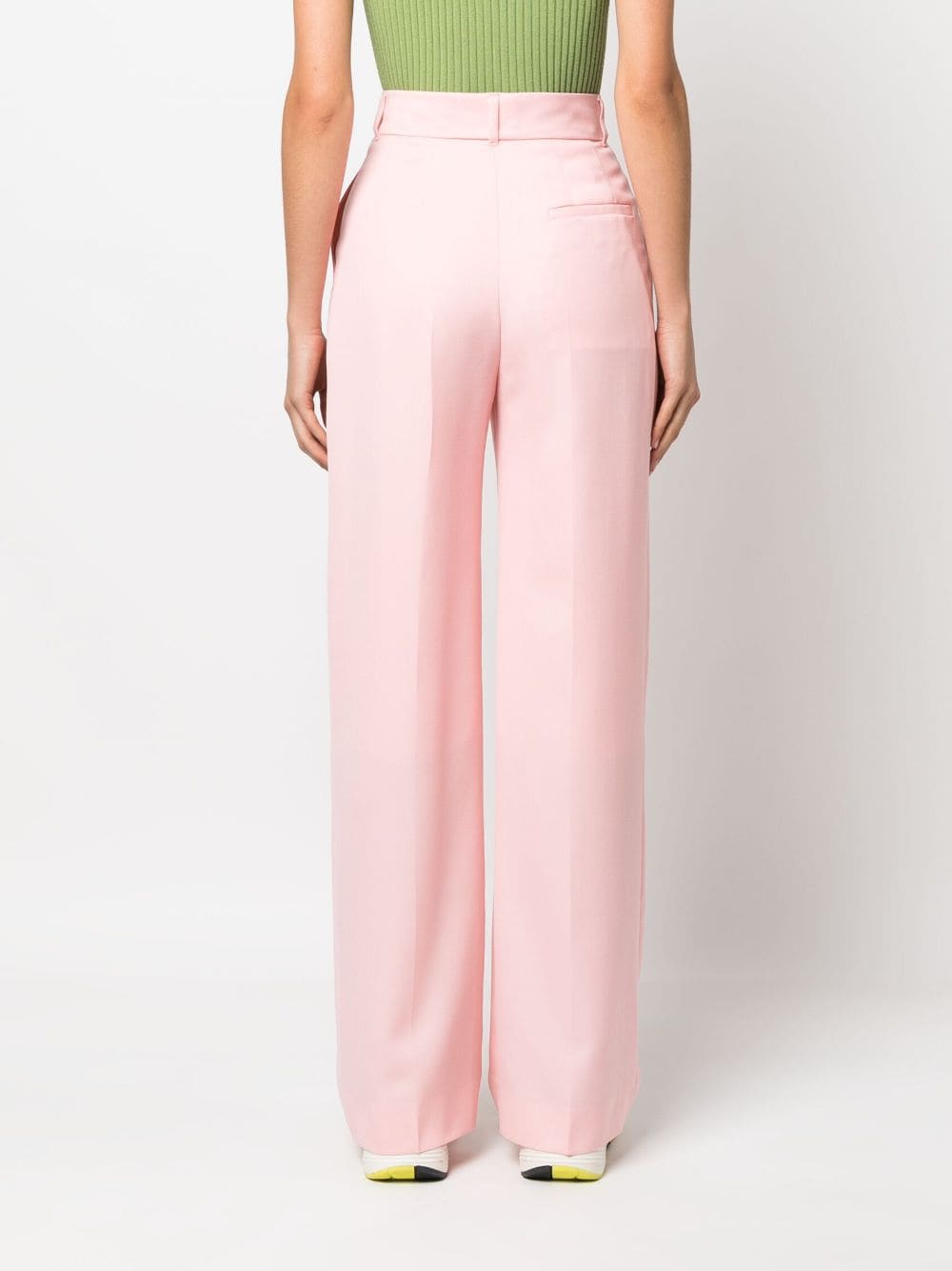 Tailored high-waisted trousers