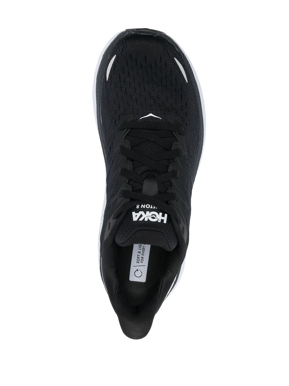 Sneakers da corsa Clifton 8 nere/bianche
