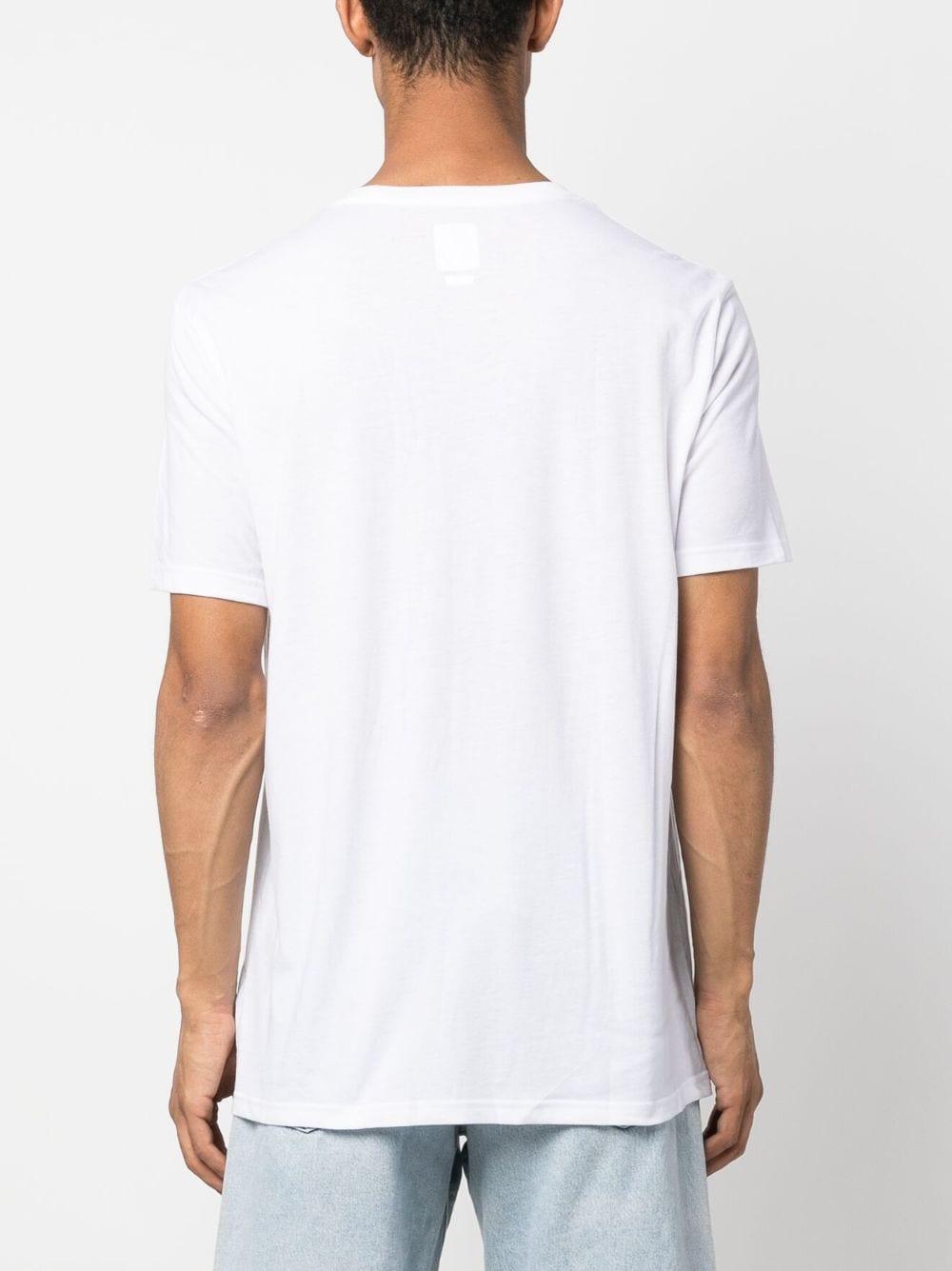 T-shirt girocollo con stampa logo