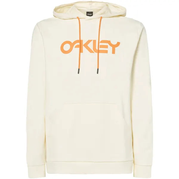 White/orange front logo hooadie