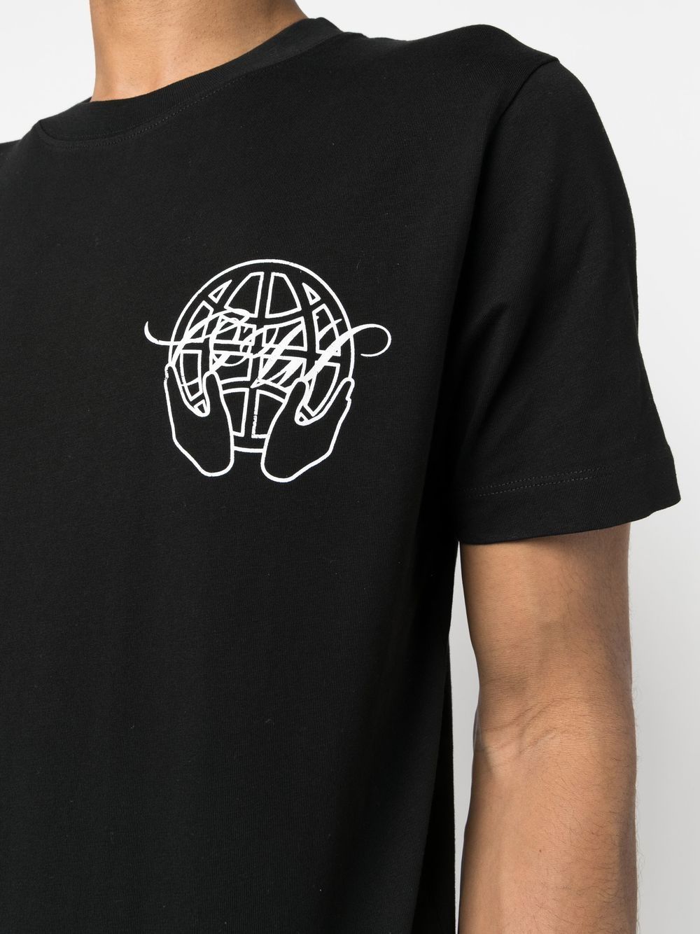 Blsck logo-print T-shirt