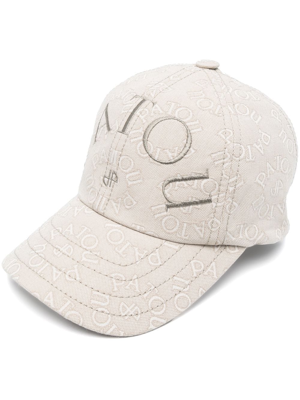 Jacquard-pattern baseball cap