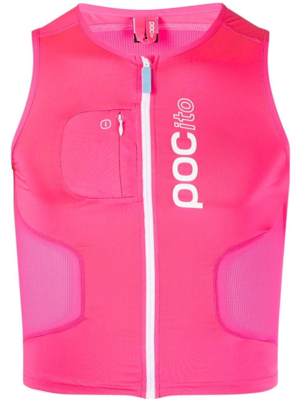 Bubblegam pink sleeveless cropped tank top