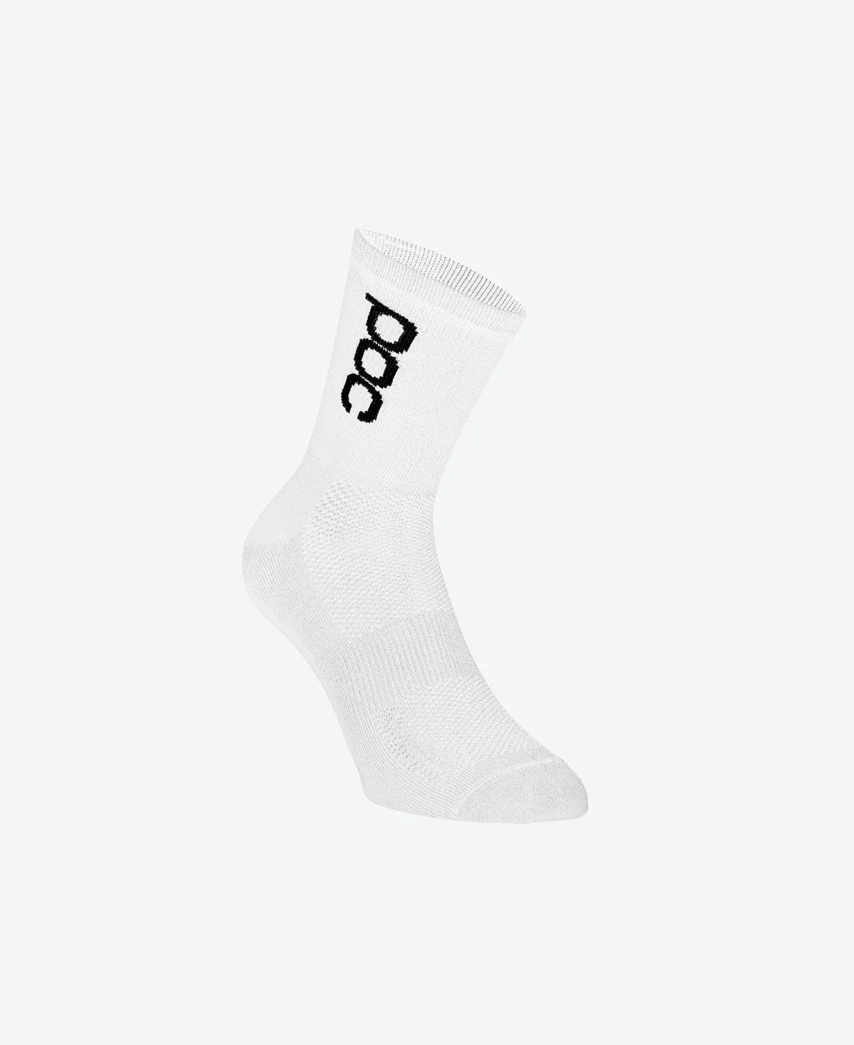 White Essential road sock short