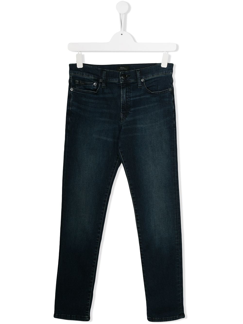 Blue cotton skinny jeans