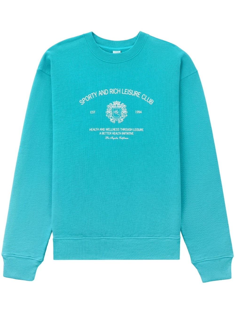 Motif print cotton sweatshirt