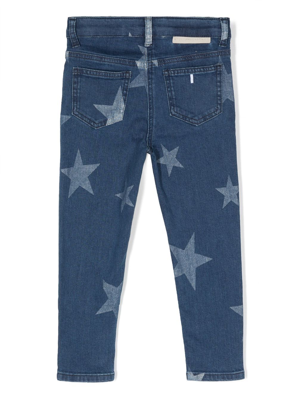 Jeans slim fit con stampa stelle