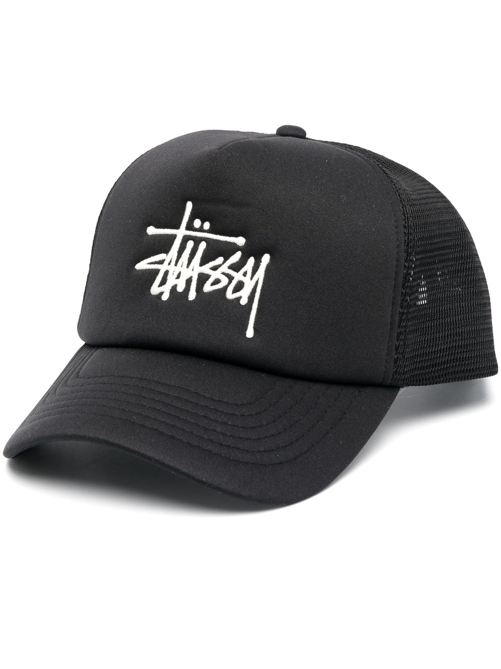 Embroidered-logo cap