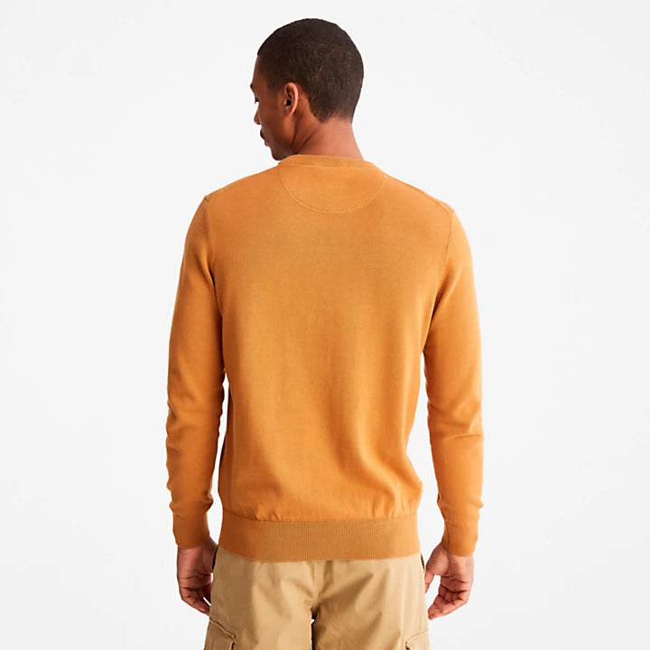 Orange William rivers crew neck sweatshirt