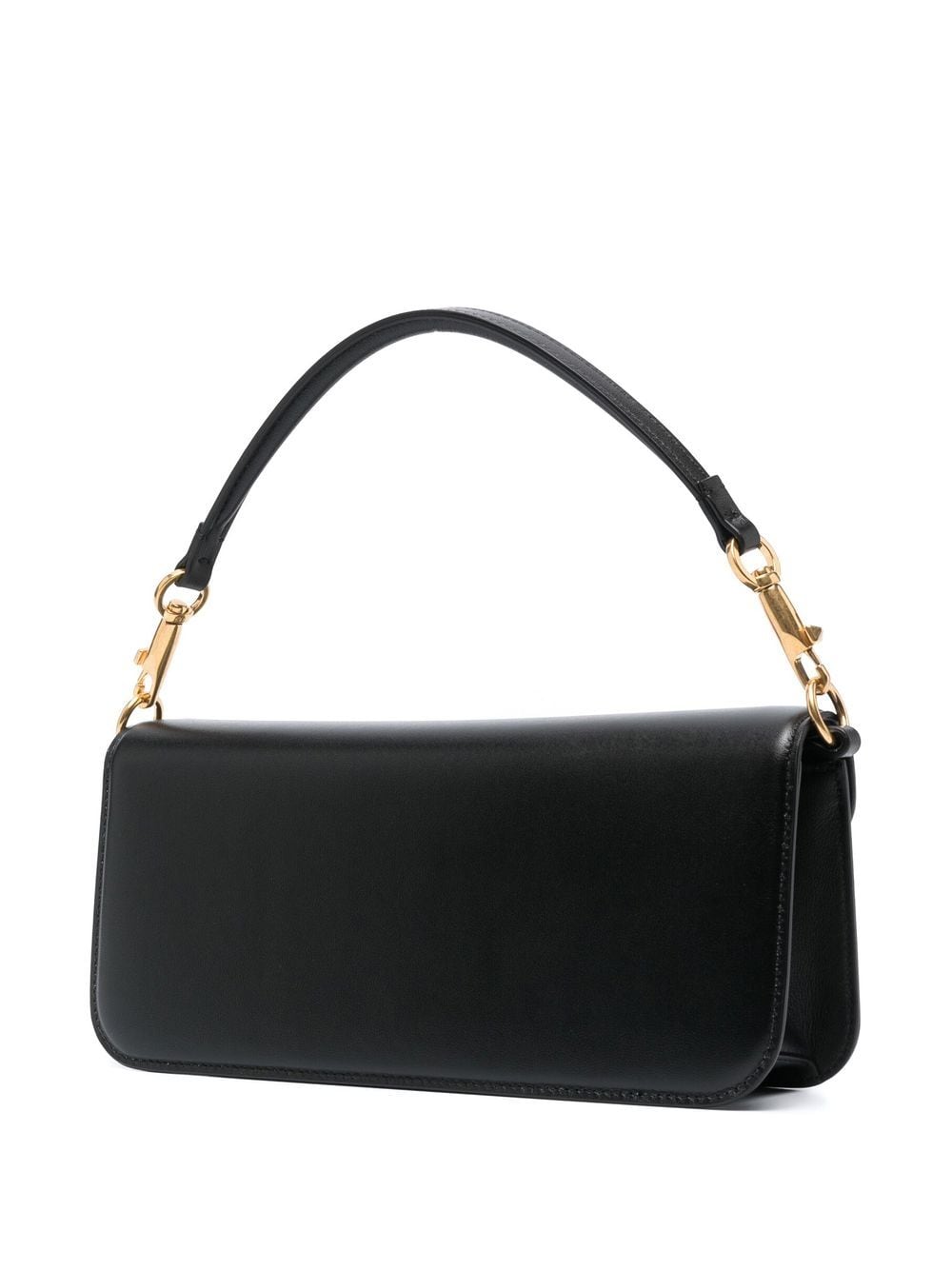 Locò signature VLogo-plaque shoulder bag