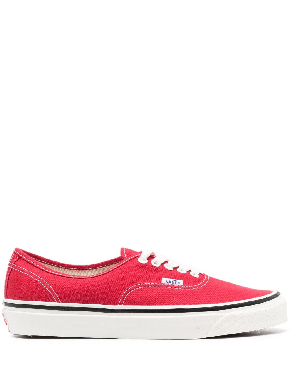 Red cotton Authentic low-top sneakers