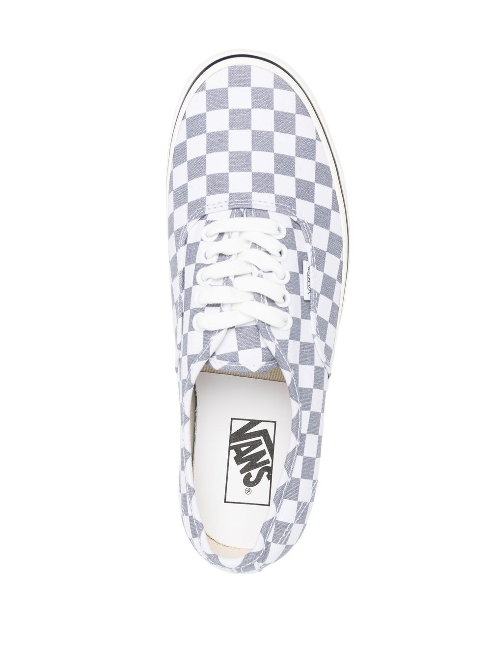 Checkerboard-print sneakers