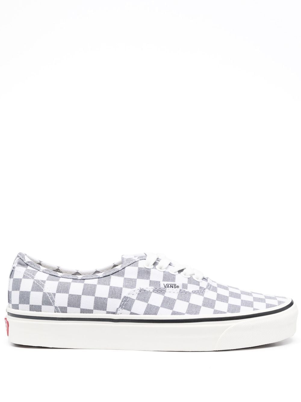 Checkerboard-print sneakers