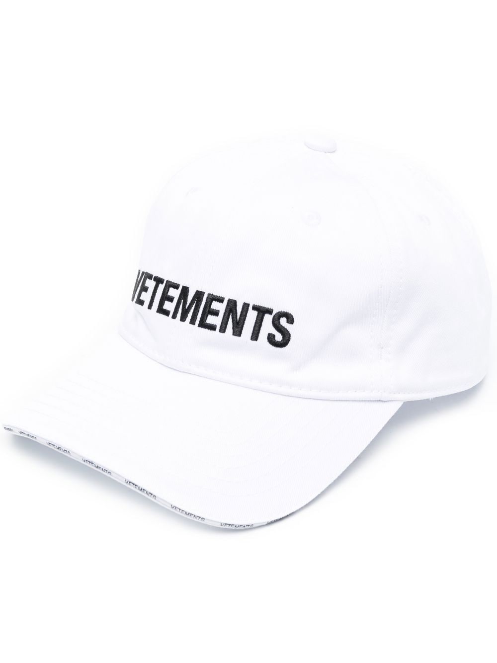 Logo-embroidered cap