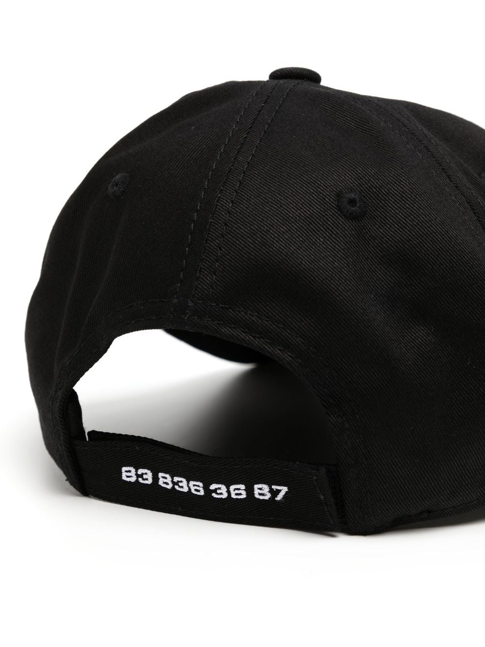 Barcode-print baseball cap