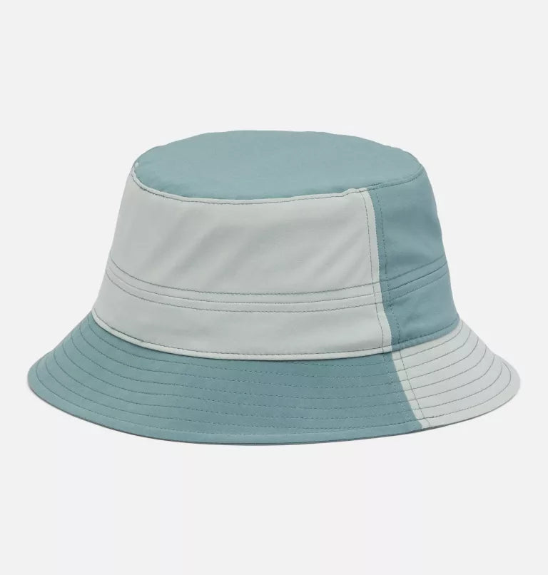 Cappello da pescatore azzurro con logo