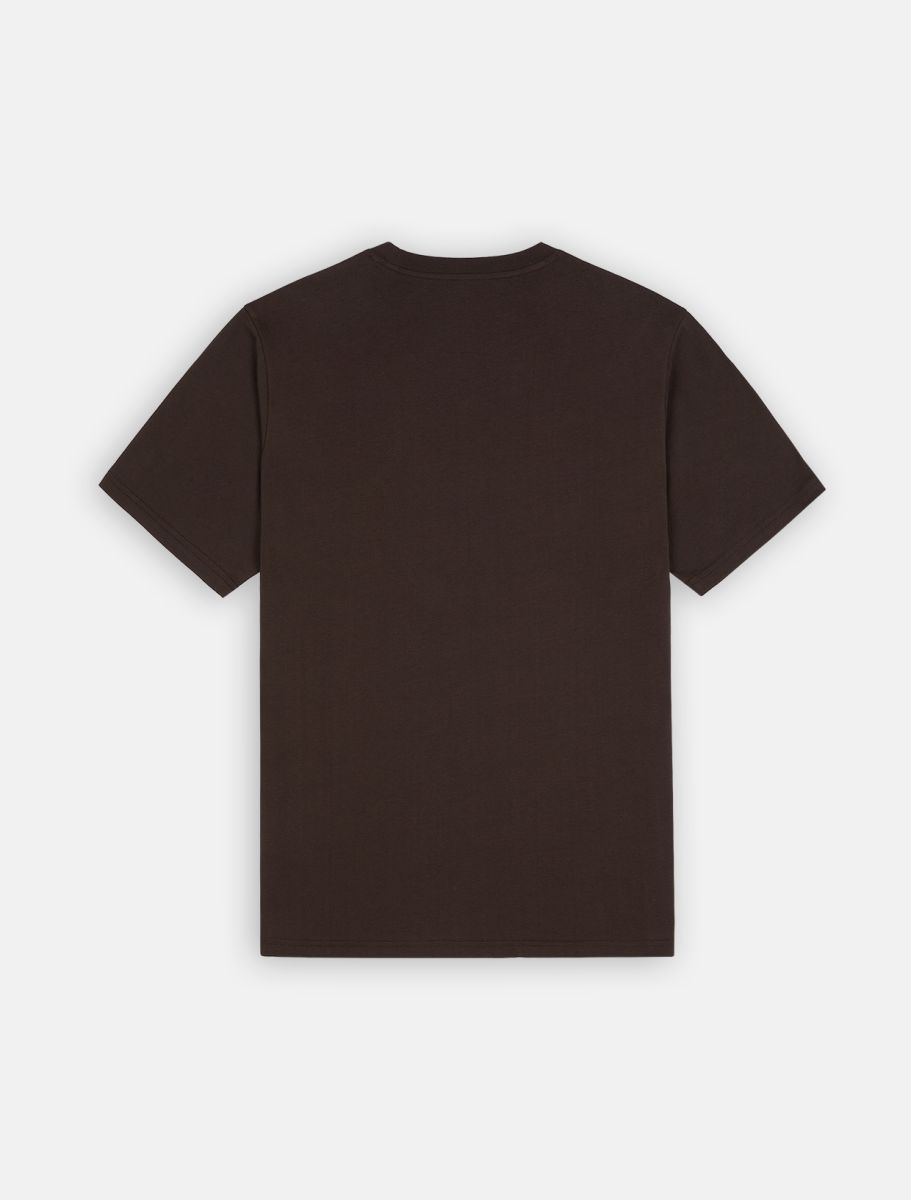 T-shirt a maniche corte color mapleton marrone