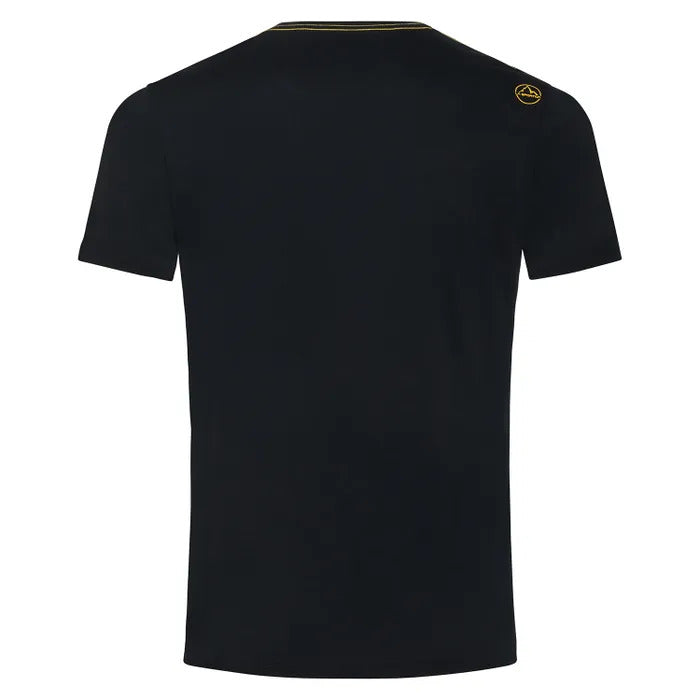 T-shirt stampata davanti nera