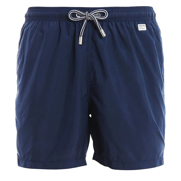 Navy blue swim shorts in ultralight fabric