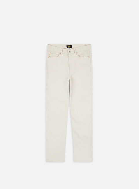 Beige wide five pokets jeans