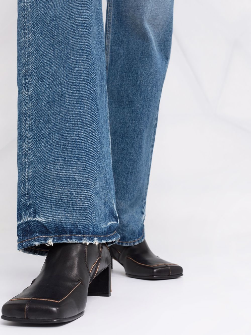 Jeans 1977 regular fit in cotone organico blu sbiadito