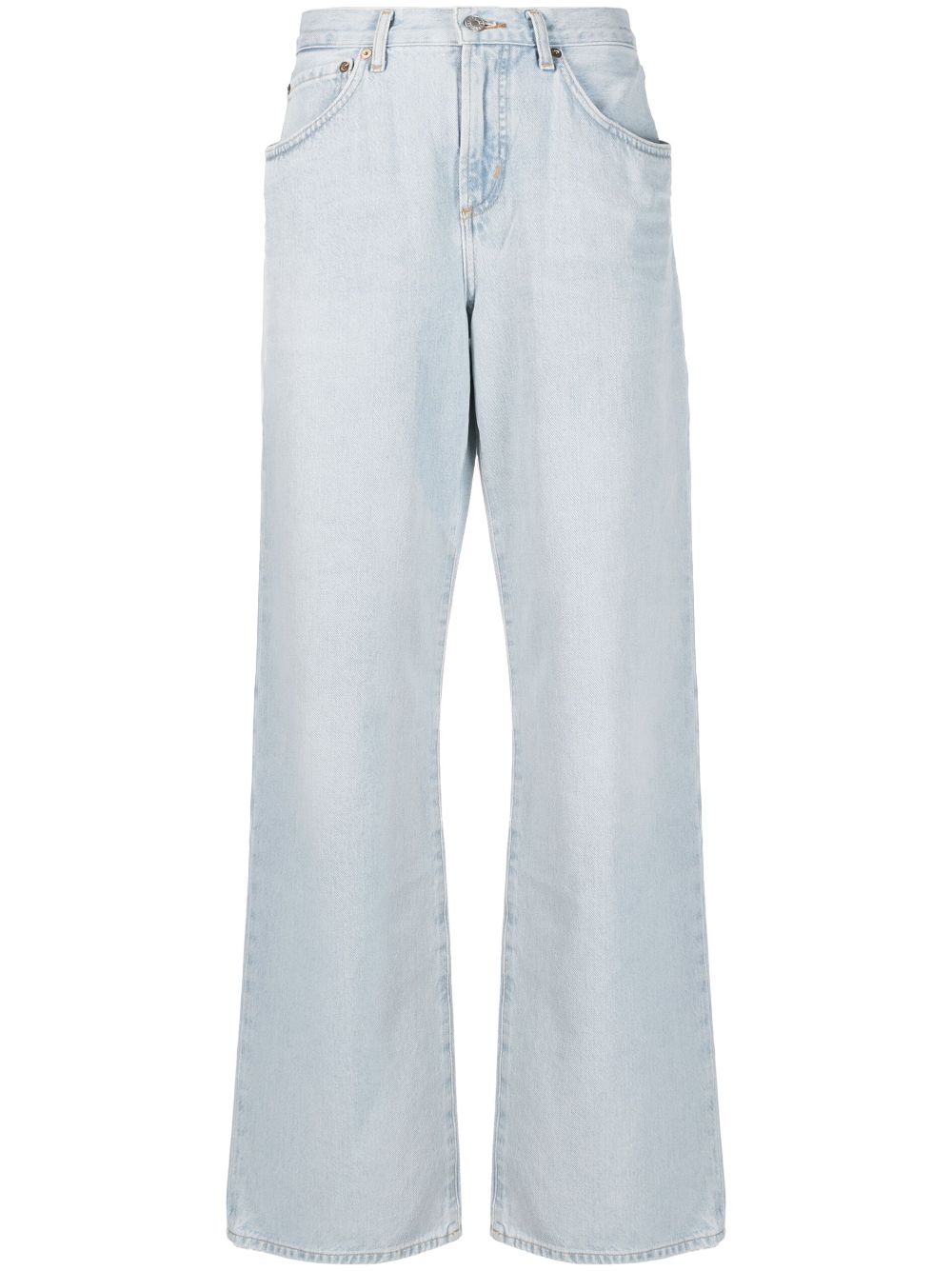 Fusion high-waist wide-leg jeans
