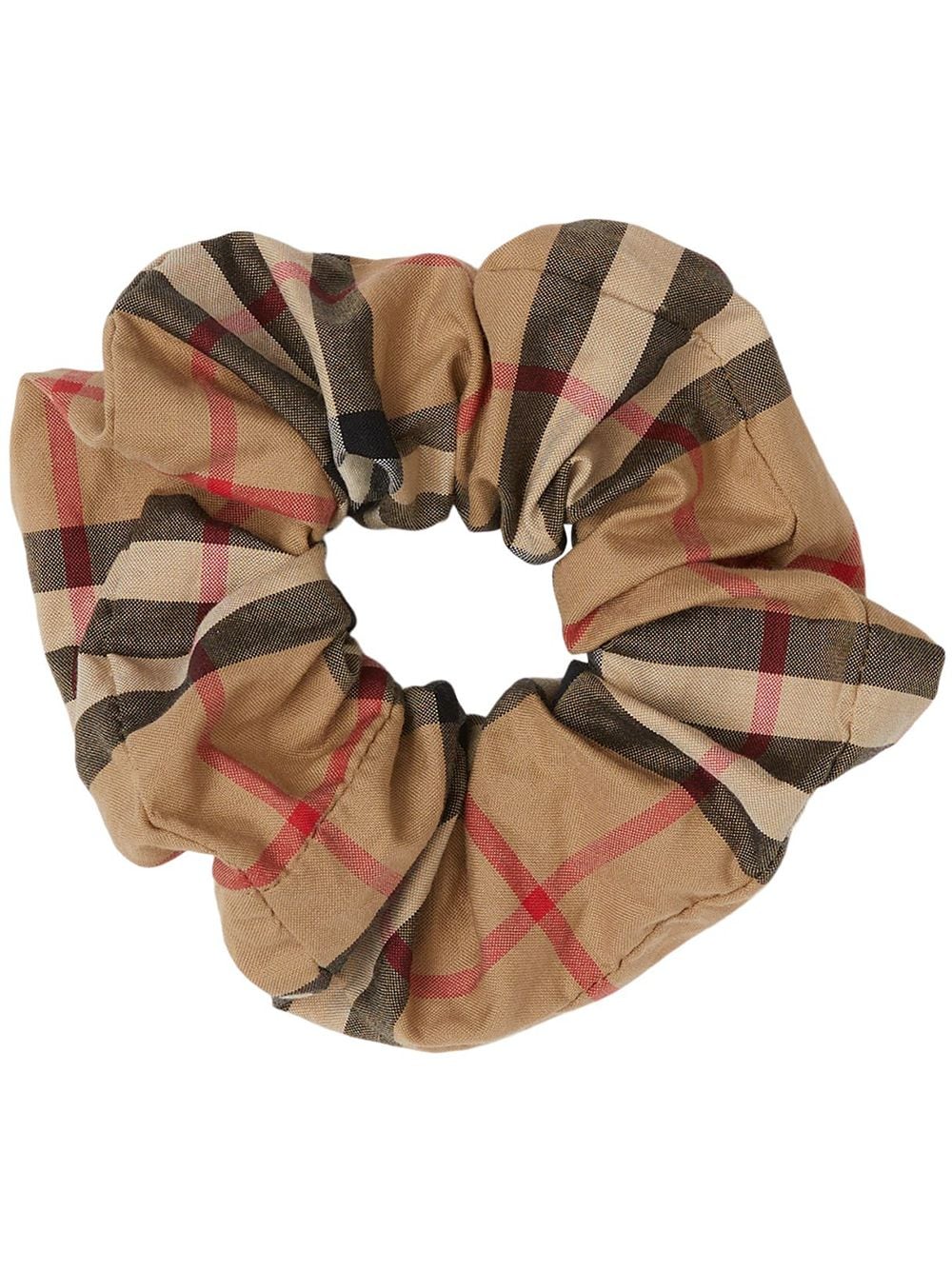 Cotton Vintage Check scrunchie