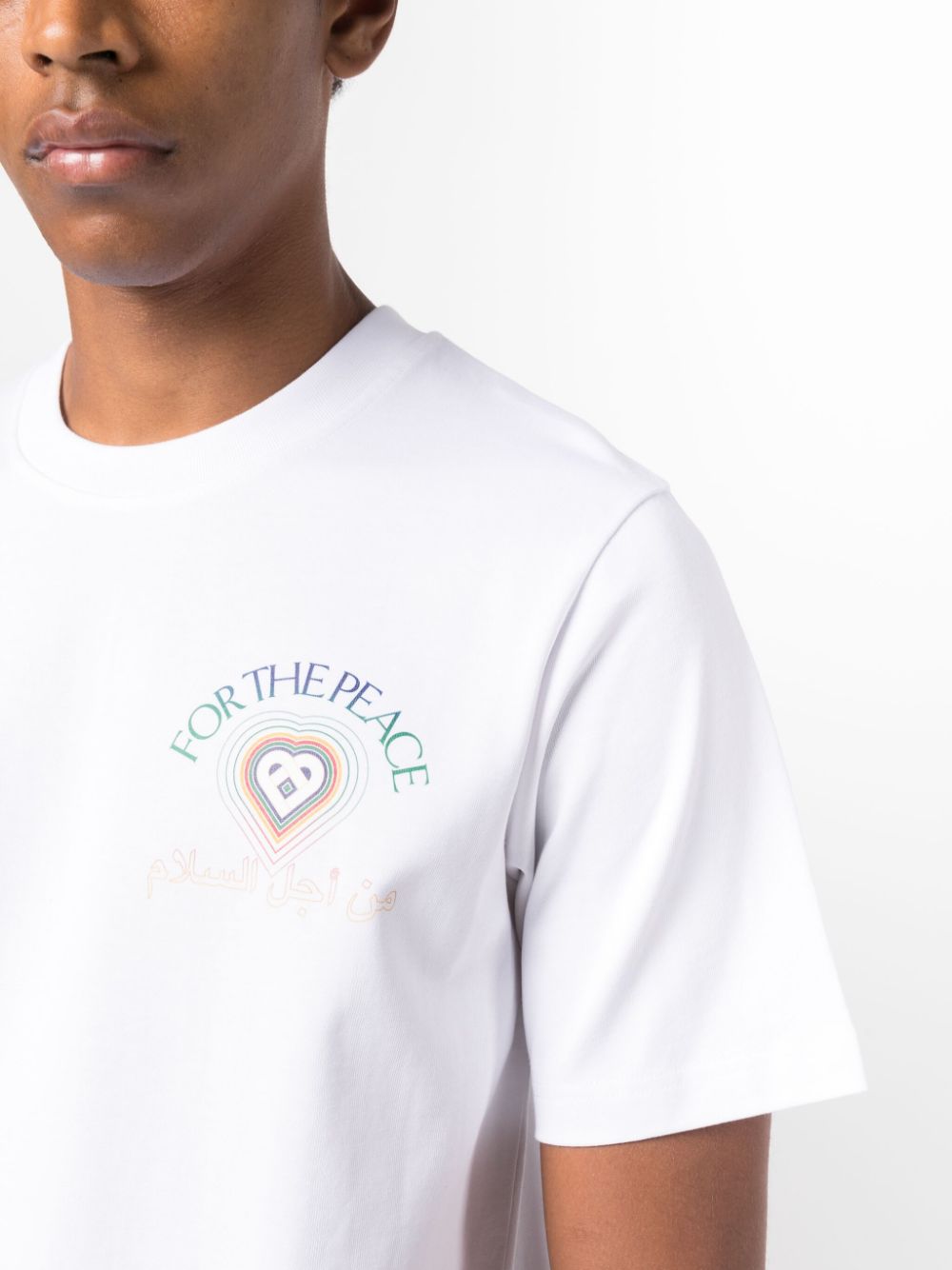 T-shirt in cotone per la Pace