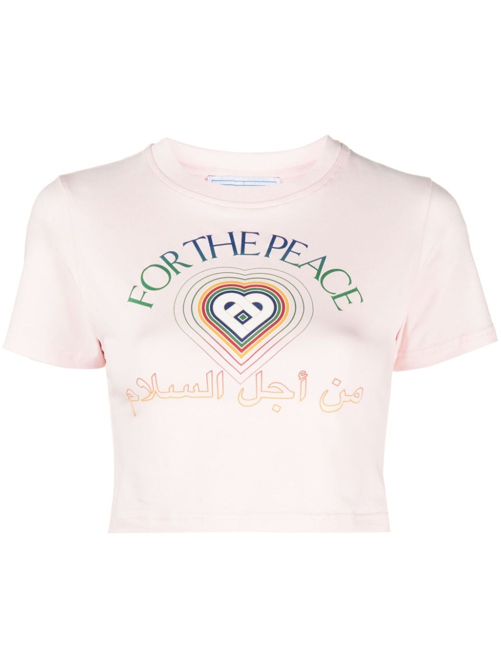 For The Peace cropped cotton T-shirt