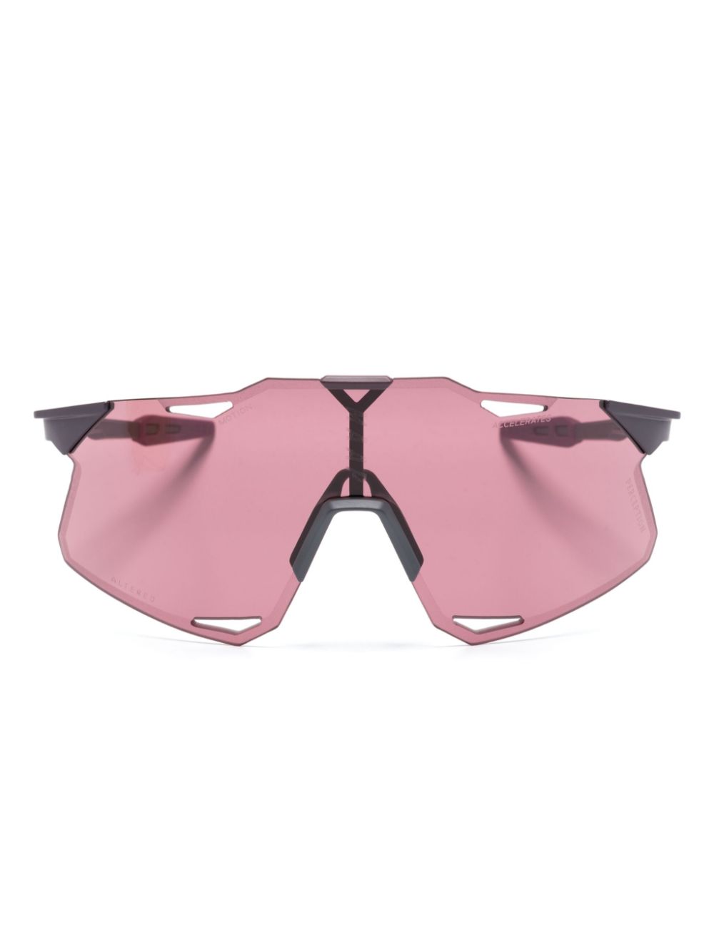 Pink tinted lens sunglasses