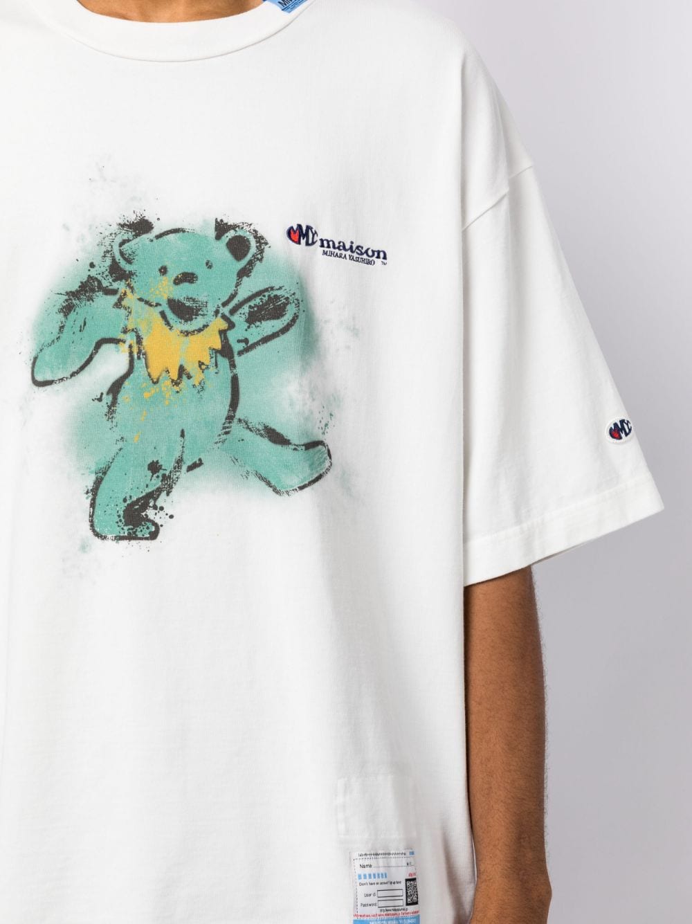 Bear-motif cotton T-Shirt