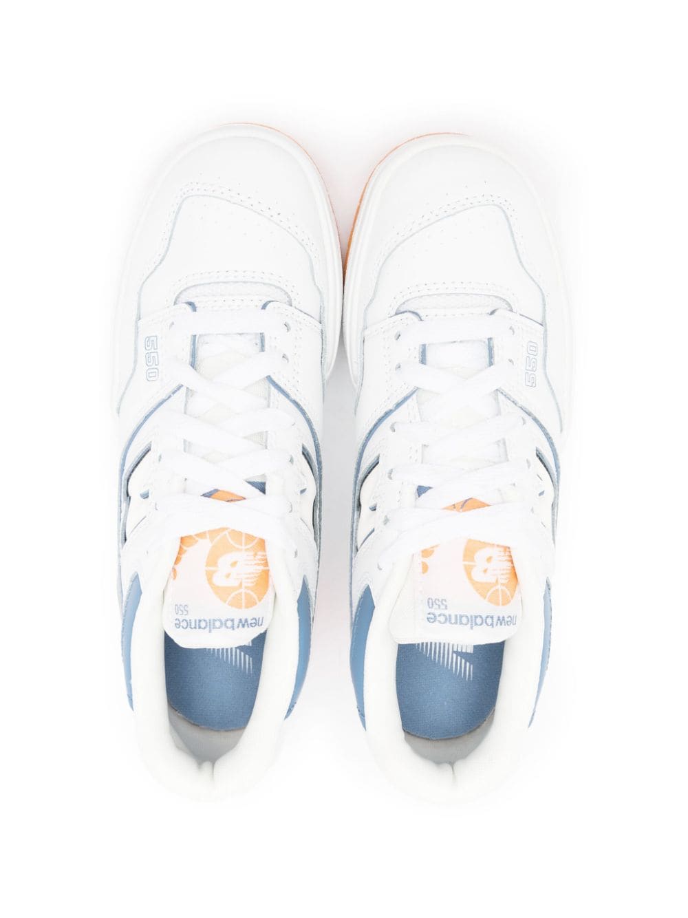 White/multicolour 550 sneakers