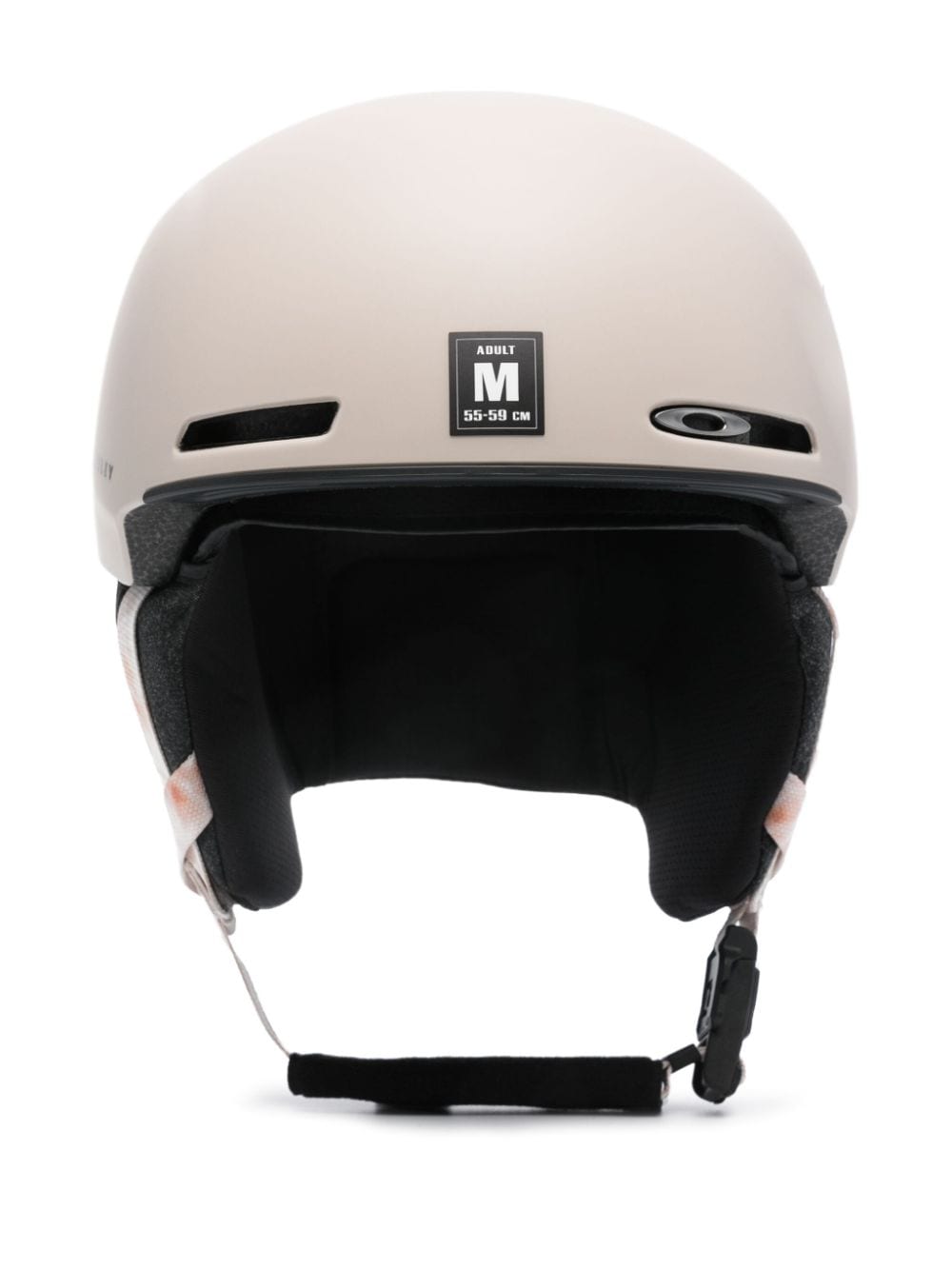 Beige panelled design helmet