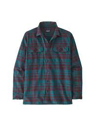 Two-colour flannel shirt
