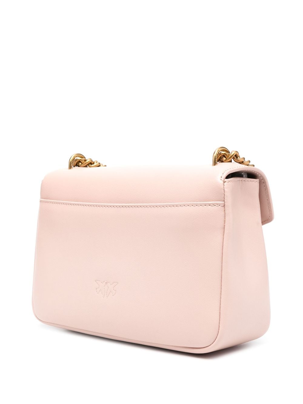 Pink Cupido leather shoulder bag