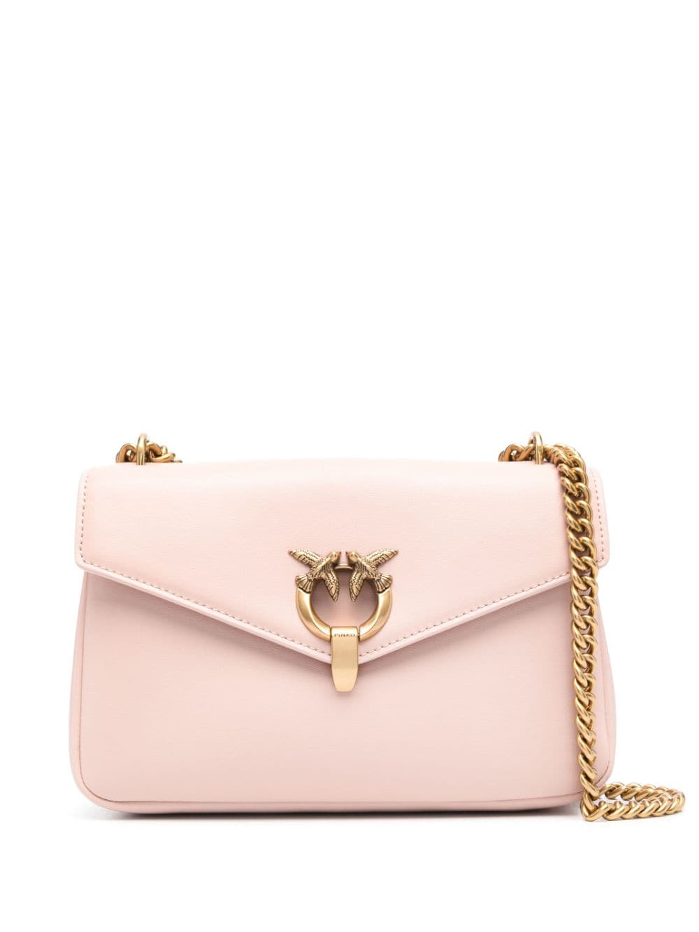 Pink Cupido leather shoulder bag