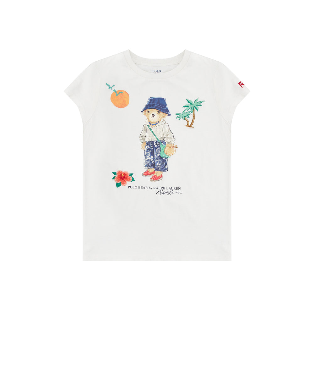 POLO RALPH LAUREN KIDS 313914367001DECKWASH WHITE