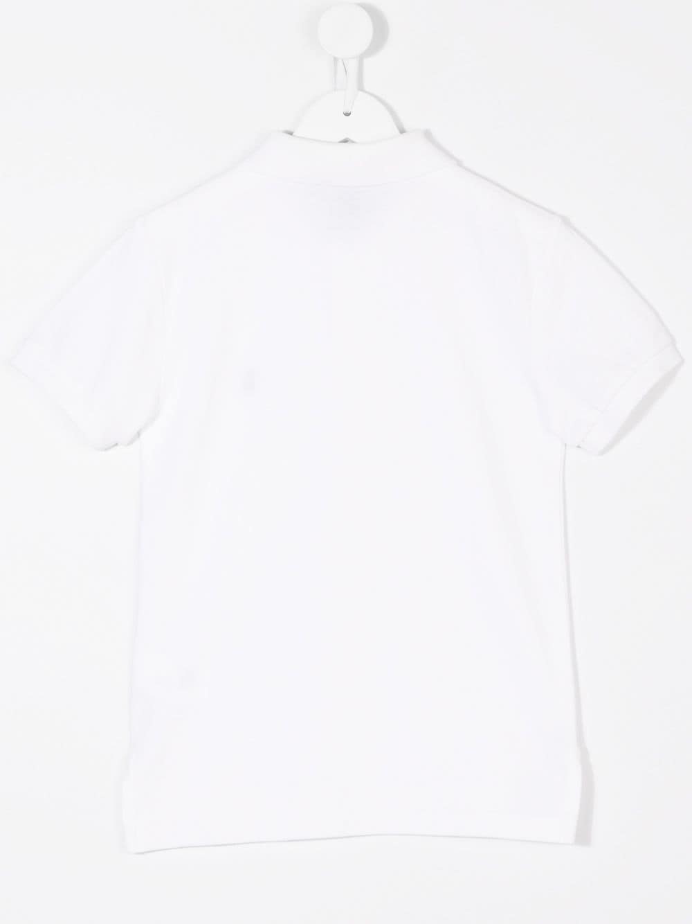 White cotton classic polo shirt