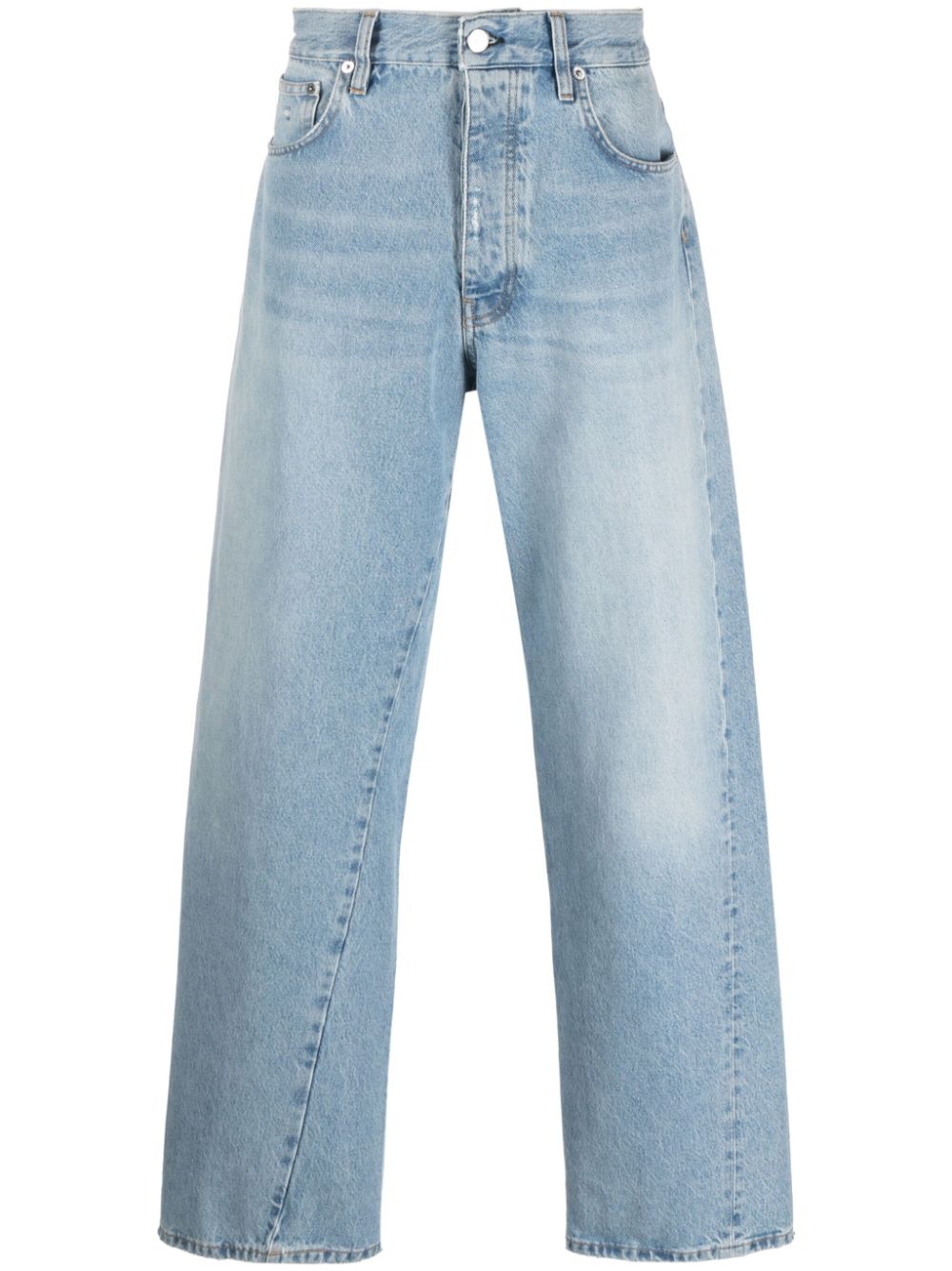 Loose-cut organic-cotton jeans