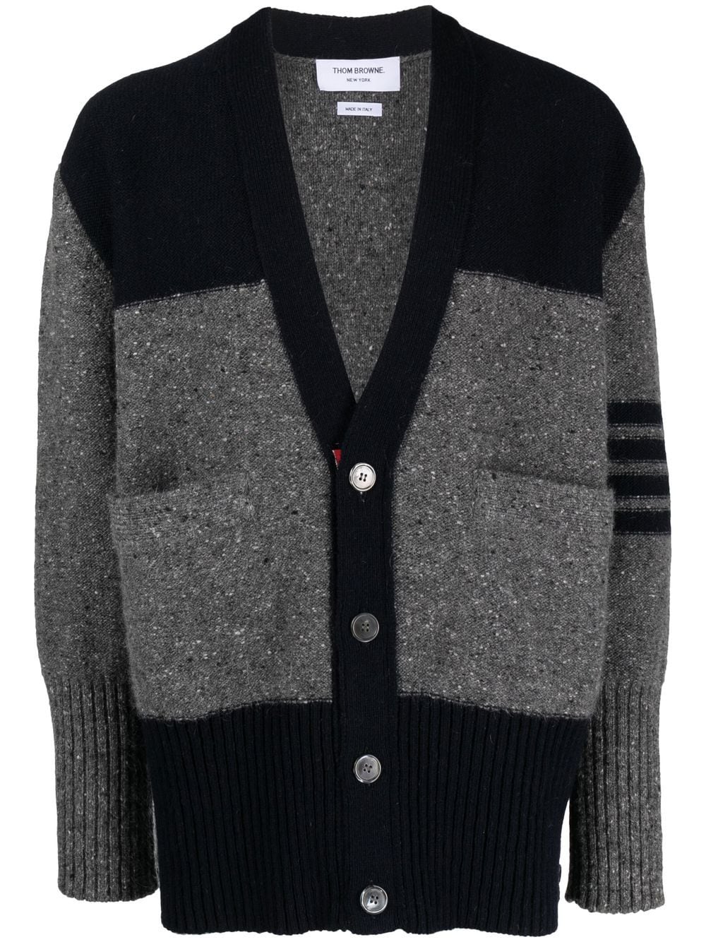 4-Bar stripe cardigan