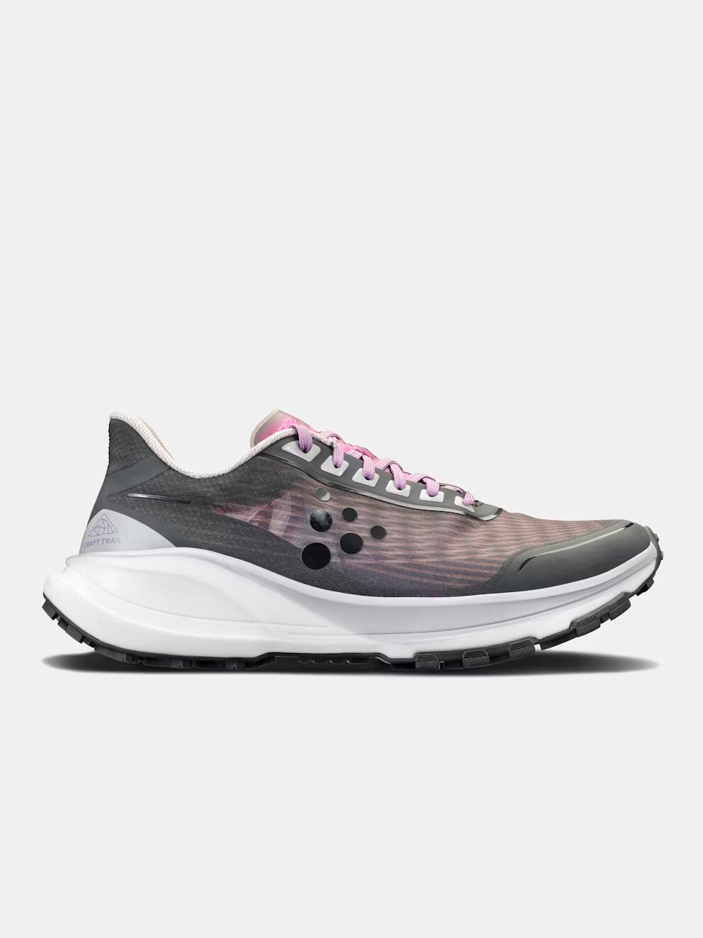 Black/pink Pure trail sneakers