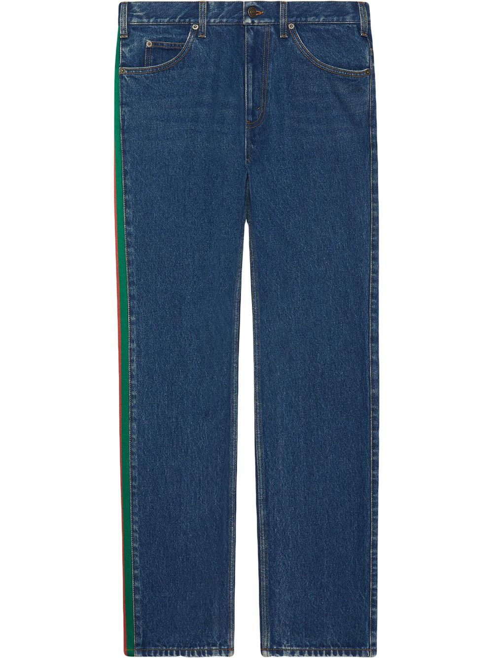 Side-stripe jeans