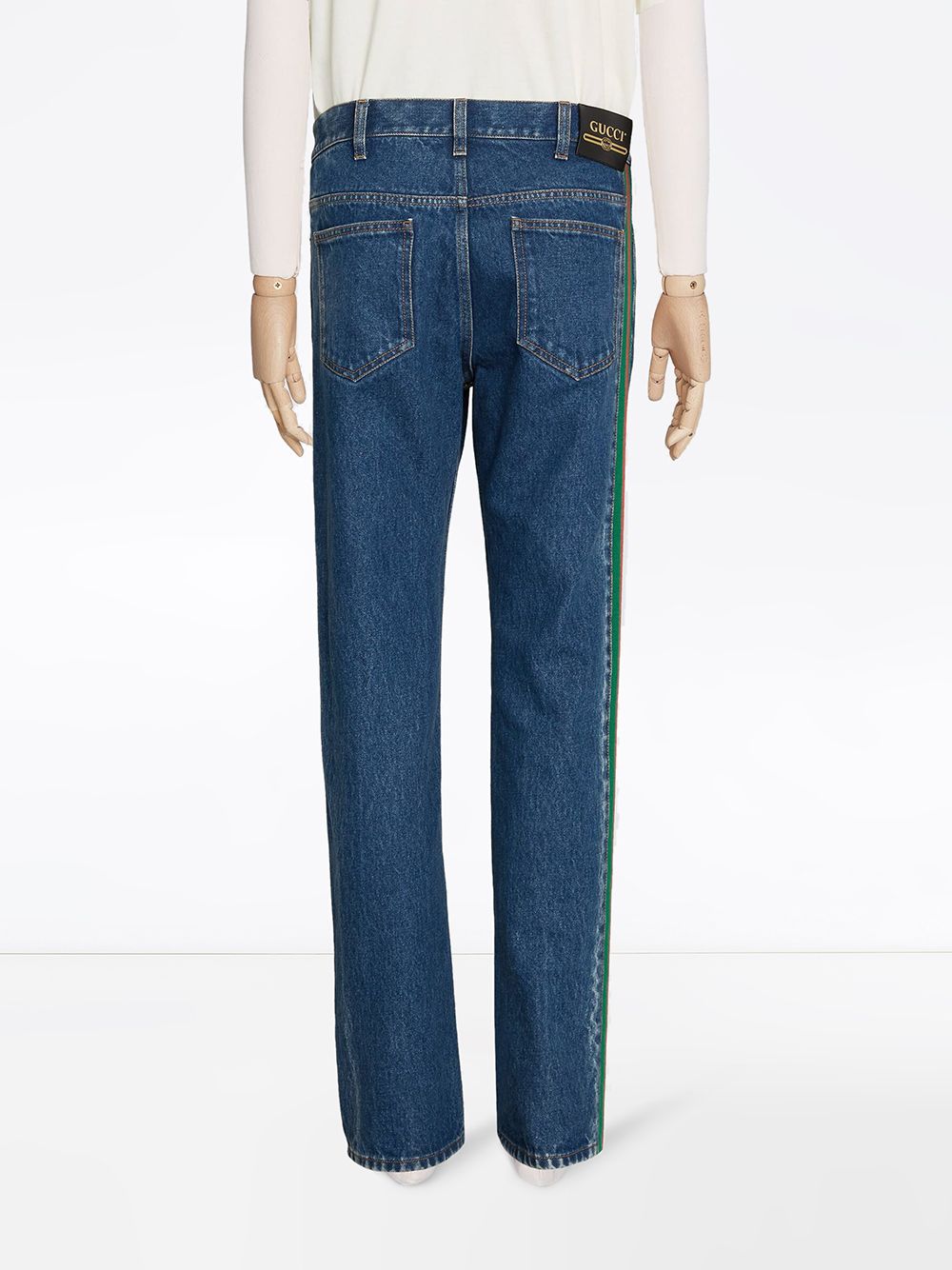 Side-stripe jeans