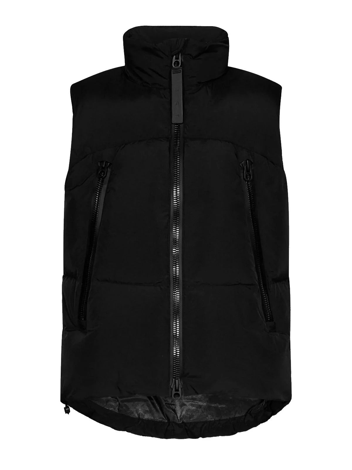Black padded vest